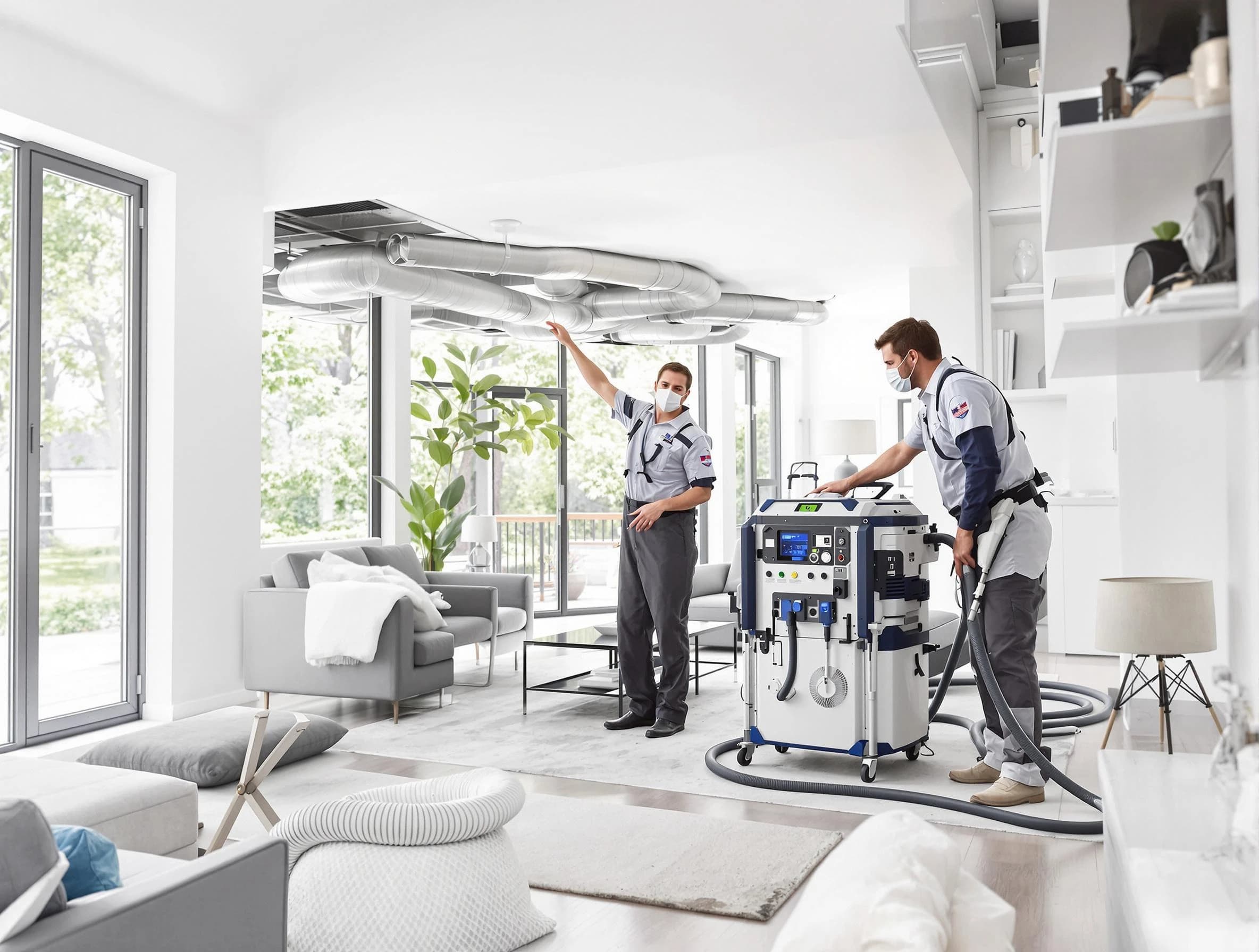 South Ogden Air Duct Cleaning professional conducting pure air duct cleaning with state-of-the-art equipment in South Ogden