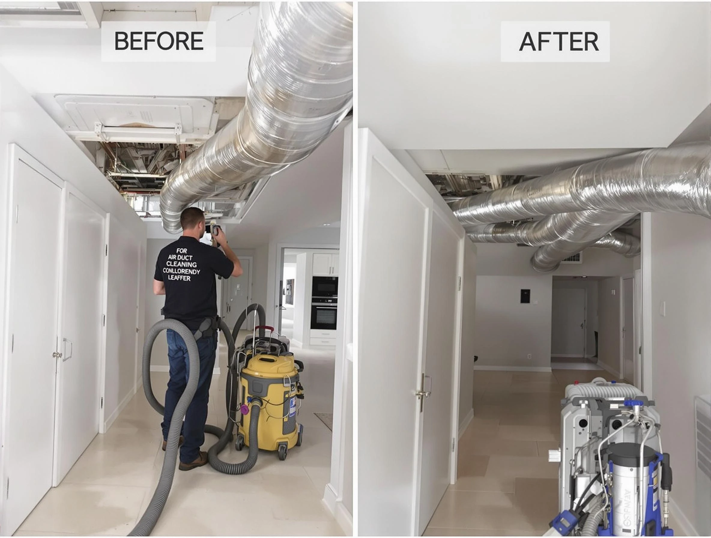 South Ogden Air Duct Cleaning professional performing thorough air duct cleaning in South Ogden